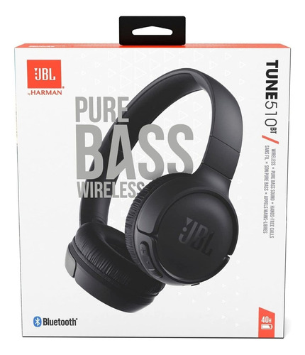 Auricular Jbl Bluetooth T510bt Negro 