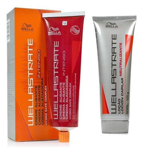 Wellastrate Creme Alisante Intenso 125g+ Neutralizante 125g 