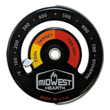 Termómetro Para Estufa De Leña Midwest Hearth, Chimenea Magn