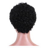 Mulher Afro-americana Cabelo Humano Afro-encaracolado Curto