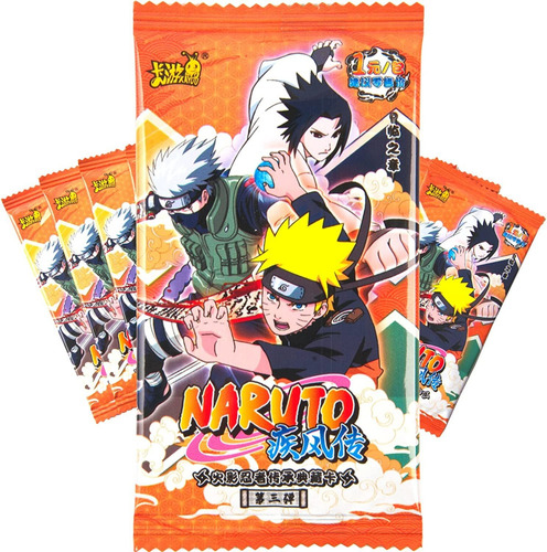 Cartas Coleccionables Aw Anime World - Naruto - 10 Paquetes