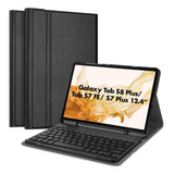 Estuche Teclado Procase Para Galaxy Tab S7 Plus 12,4 Pulgada