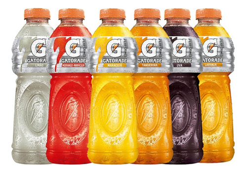 Gatorade  Isotônico Energético 500ml - Fardo 6un - Sabores