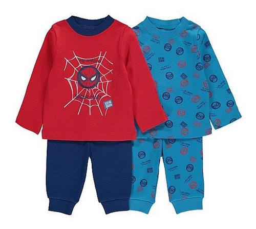 Set * 2 Pijamas 2 Piezas Hombre Araña 0953 1752