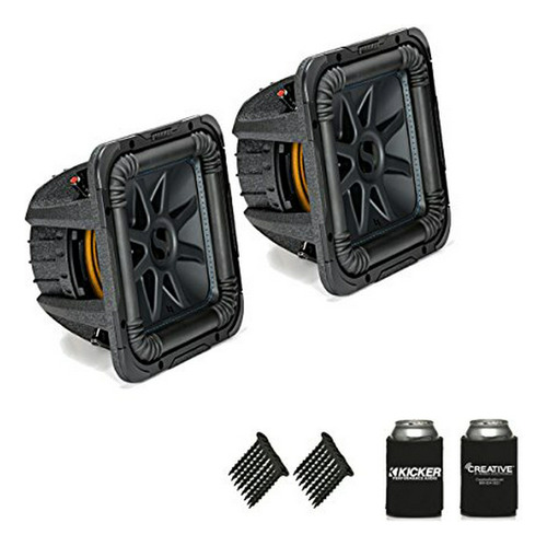 Kicker 44l7s104 Paquete De Subwoofers Solobaric L7 De 10  - 