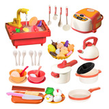 Juguete De Cocina 55pzs Juegos De Cocinero Para Niños