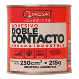 Cemento De Contacto Tacsa Adhesivo Hogar Industria X250 Cm3 