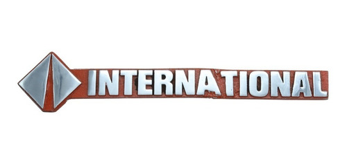 Emblema Camión International Logo Cromado