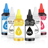 Tinta Dtf Premium 6x100 Ml Kit De Conversión Recarga D...