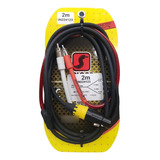 Cable De Plastico De Canon Hembra A 2 Rca Marca Solcor