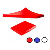 Repuestos De Lonas 3x3 100% Impermeable Resistente Color Rojo