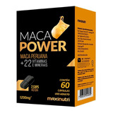 Maca Power 1200mg Vitaminas E Minerais 60 Capsulas Maxinutri