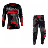 Conjunto Motocross Enduro Mx Radikal Flux - Fas Motos