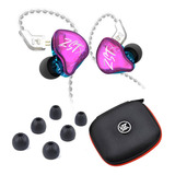 Auricular In Ear Para Monitoreo Kz Zstx + Estuche Y Silicona