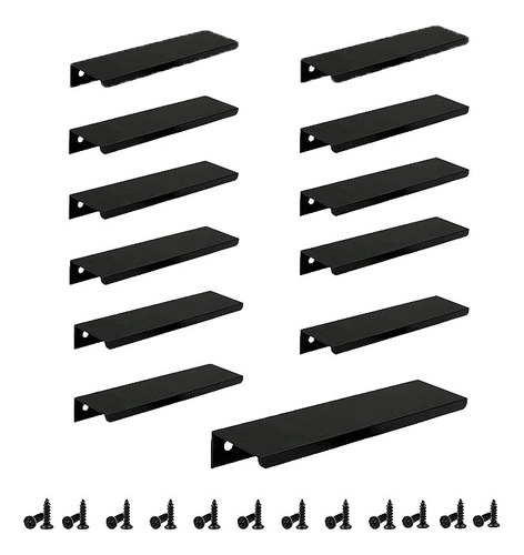 12 Pcs Tiradores L Para Cocina Cajones Armarios 15cm