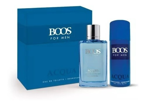 Perfume Hombre Boos Acqua Edt 100ml + Desodorante Set