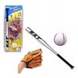 Set Baseball Beisbol Bate Guante Pelota Calidad Premium 