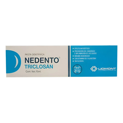 Nedento Triclosan Pasta Dental 75ml | Meses sin interés