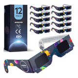 Eclipsee Gafas De Eclipse Solar (paquete De 12) Con Certifi.