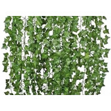 Pack 12 Tiras Planta Artificial Enrredadera 2.1m Decoración