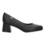 Zapatillas Casual Modare Color Negro Con Tacón Para Mujer 