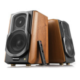 Bocinas Tipo Estudio S1000mkii Con Bluetooth Color Café Color Black/wood