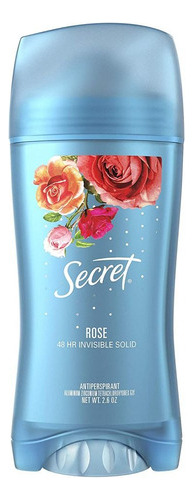 Secret Rose 48 H Invisible Antiperspirant Sólido - 73g