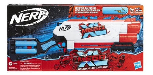 Nerf Mega Doble Cañon Xl 4 Dardos Hasbro - Premium