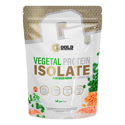 Proteina Vegetal Isolada Gold Nutrition Vitamina B12 Vegan Sabor Coco | Mismo precio en cuotas