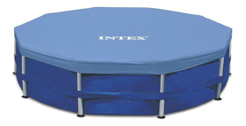 Intex Cubierta Redonda Para Piscina (metal 14.8 ft) Color Az