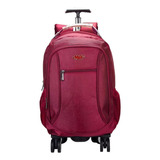 Mochila Casual Executiva Notebook Trolley 4 Rodinhas 360°