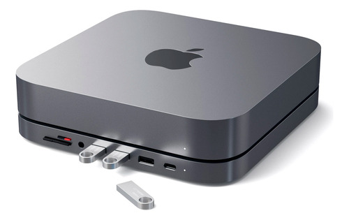 Hub Stand P Mac Mini Usb-a Usb-c Jack 3.5 Sd Satechi