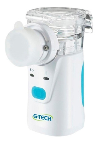 Nebulizador Sem Fio De Rede G-tech Nebmesh I Branco E Azul-celeste