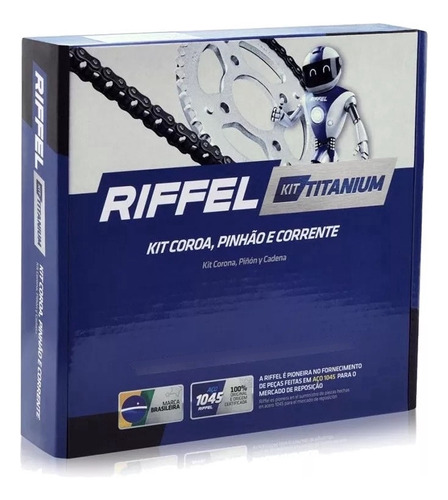 Kit De Transmision Completo Yamaha Fz16 40/14 Riffel Mav
