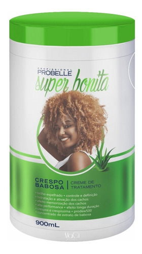 Creme De Tratamento Crespo Babosa Super Bonita Probelle Hair