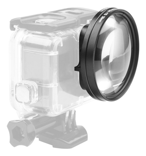 Lente Macro De 58 Mm 10x Hourge Para Gopro Hero 7 6 5 Black