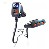 Multi Cargador Usb  Para Carro Carga Rapida 78w - Multipuert