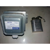 Magnetron + Capacitor Do Microondas Electrolux Mef28