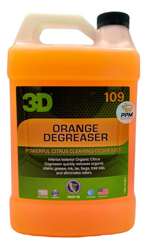 Desengrasante Automotriz Cítrico 3d Orange Degreaser 1 Gal