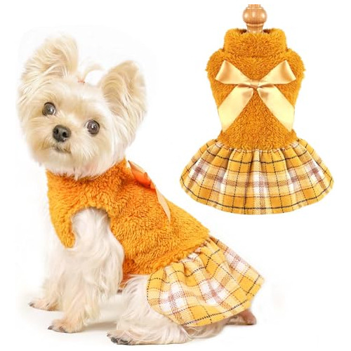 Vestido De Perro Ropa De Invierno Para Perros Pequeños Niñ