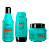 Kit Cachos Máscara + Shamp + Creme Pent. - Forever Liss