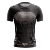 Camisa Camiseta Dryfit Super Herói Superman Proteção Uv