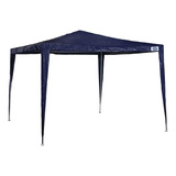 Tenda De Praia Mor Desmontável Gazebo 3x3 Toldo Cor Azul 3un