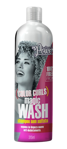 Soul Power Shampoo Color Curls Magic Wash Sem Sulfato 315ml