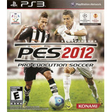 Jogo Pro Evolution Soccer 2012 Pes 12 Ps3 Futebol Original