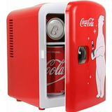 Coca Cola Kwc4 Nevera Eléctrica Unisex, Roja