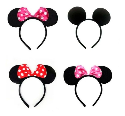 60 Diademas De Mimi Minnie Mouse Orejas Mickey Miki