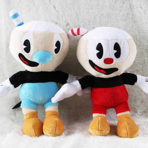 Set Dos Peluches Cuphead, (nuevos)