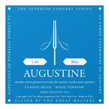 Encordado Augustine  Para Guitarra Clásica Blue High Tensión