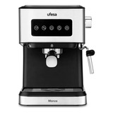 Cafetera Espresso Ufesa Monza Panel Tactil 20 Bares 1050w Color Negro